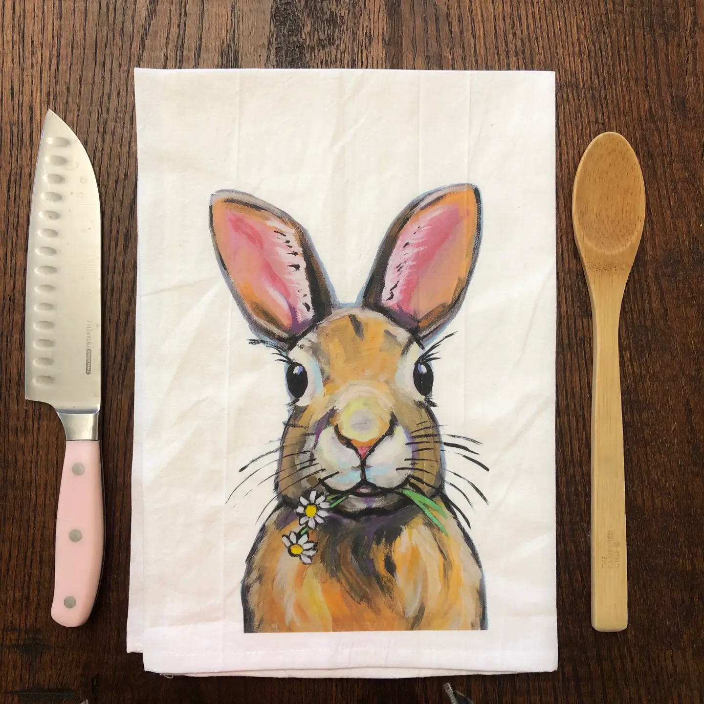 Bunny Easter Tea Towel