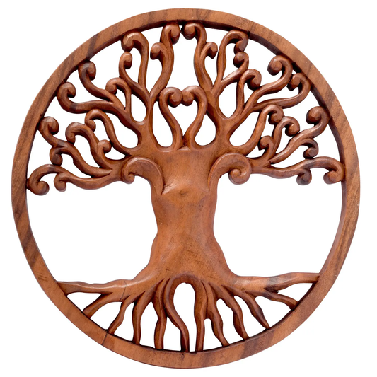 Wooden Tree of Life Wall Hanging