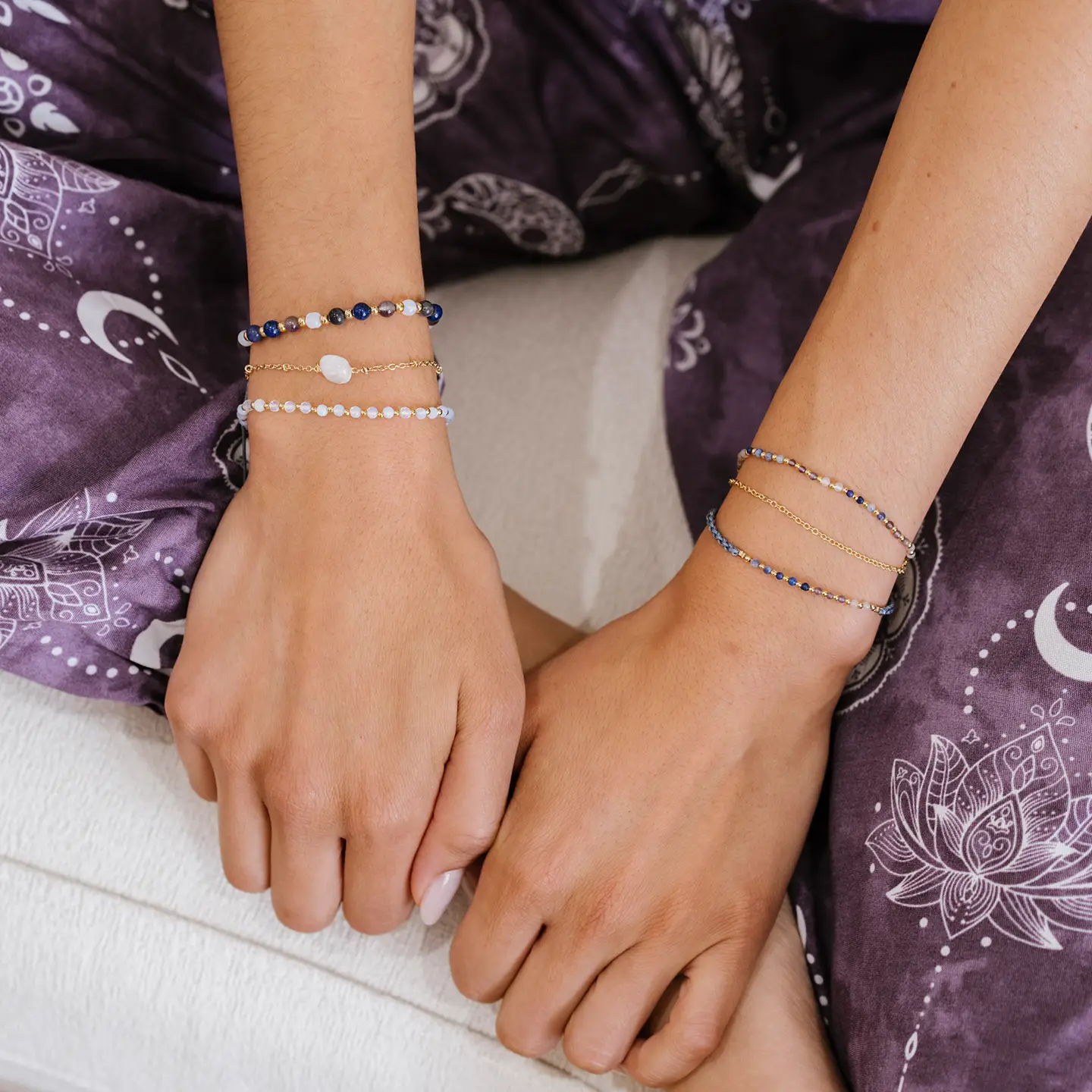 Shanti Namaste Inner Peace Healing Bracelet 2mm
