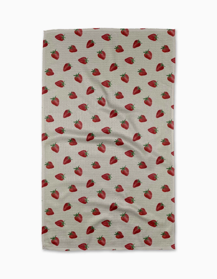 Geometry Tea Towel: Berry Patch