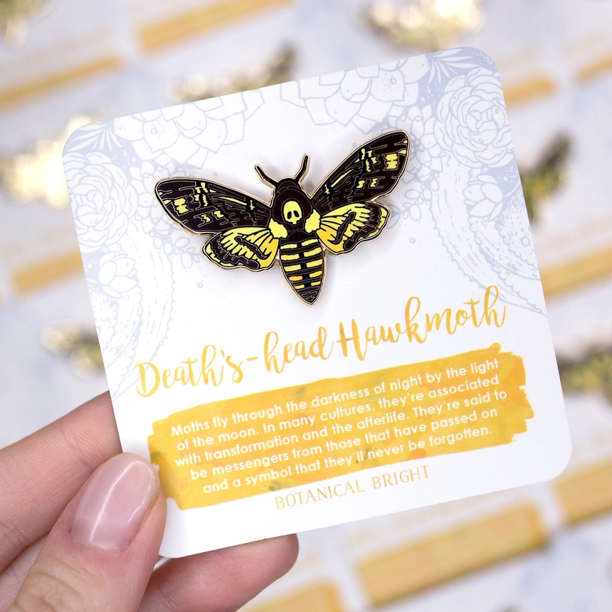 Death's Head Hawkmoth Pin