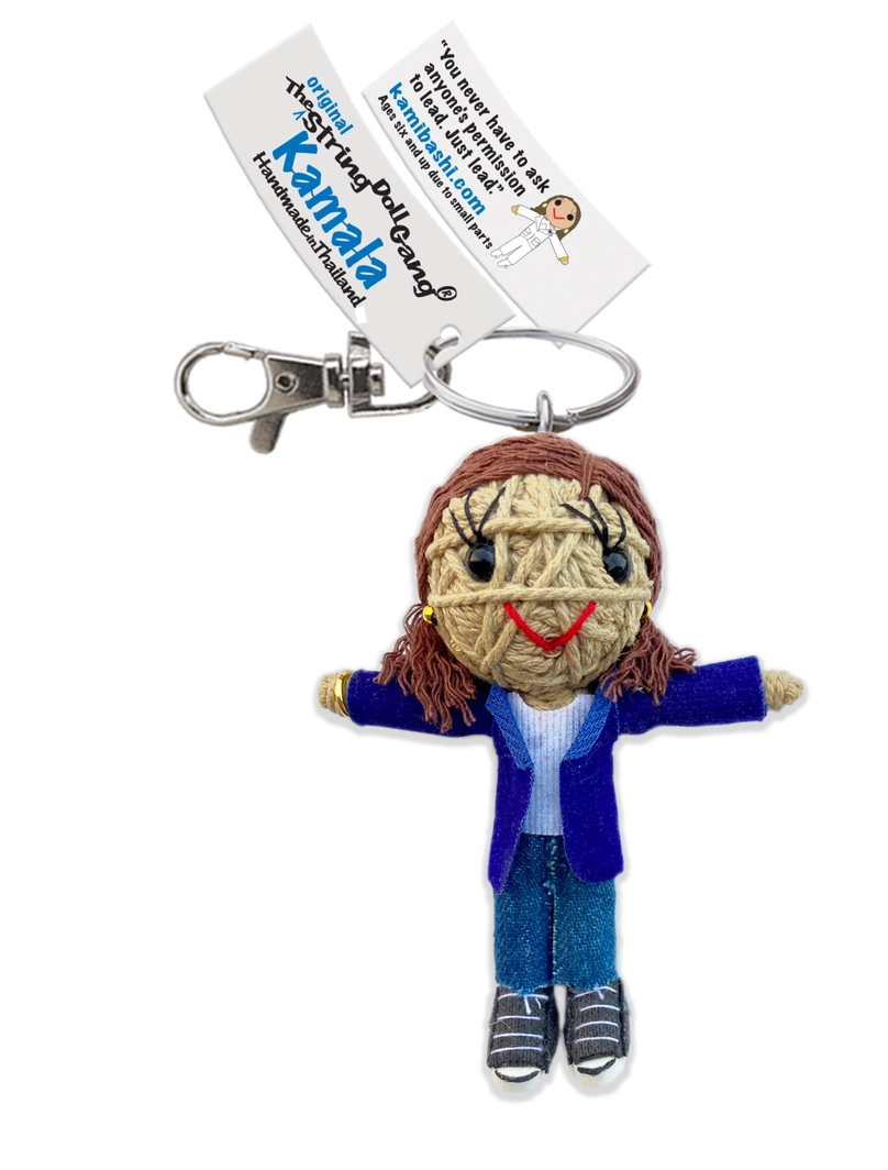 Kamala String Doll Keychain
