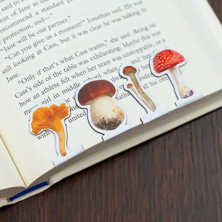 Mushroom Magnetic Bookmarks
