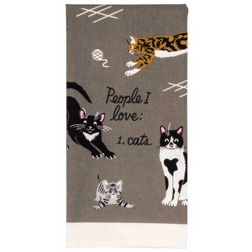 Dish Towel - People I Love Cats