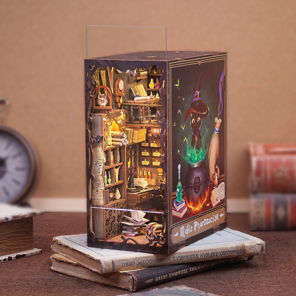 DIY Miniature Book Nook Kit: Magic Pharmacist
