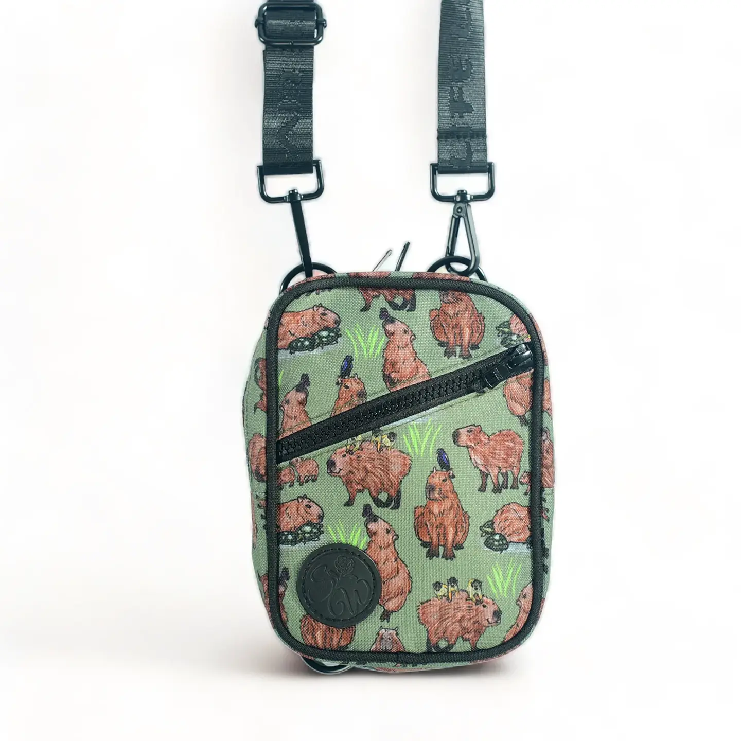 Happy Capy Capybara Crossbody Snapshot