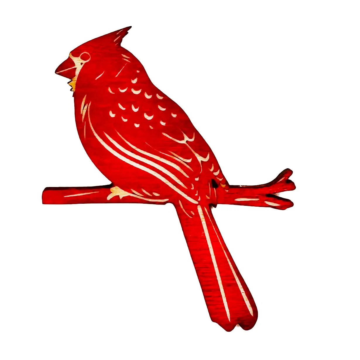 Wooden Bird Magnet