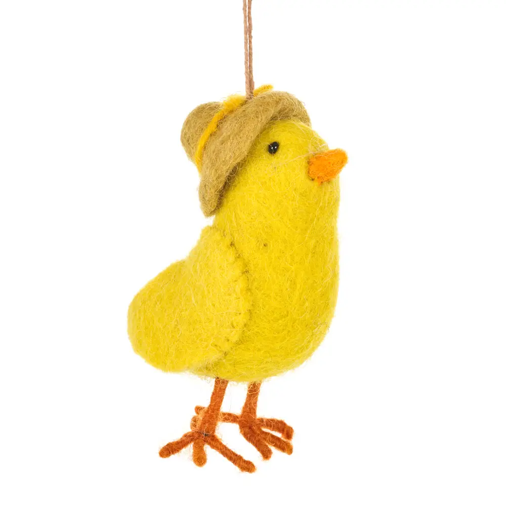 Felted Chirpy Chick Hanging
