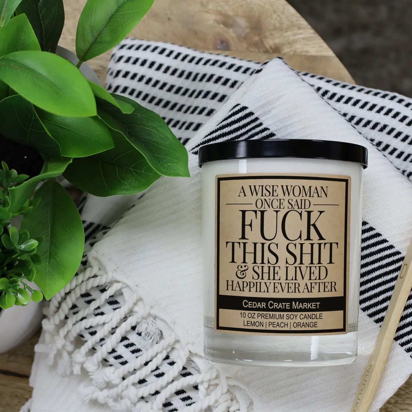 Candle - Wise Woman Said F*ck this Sh*t