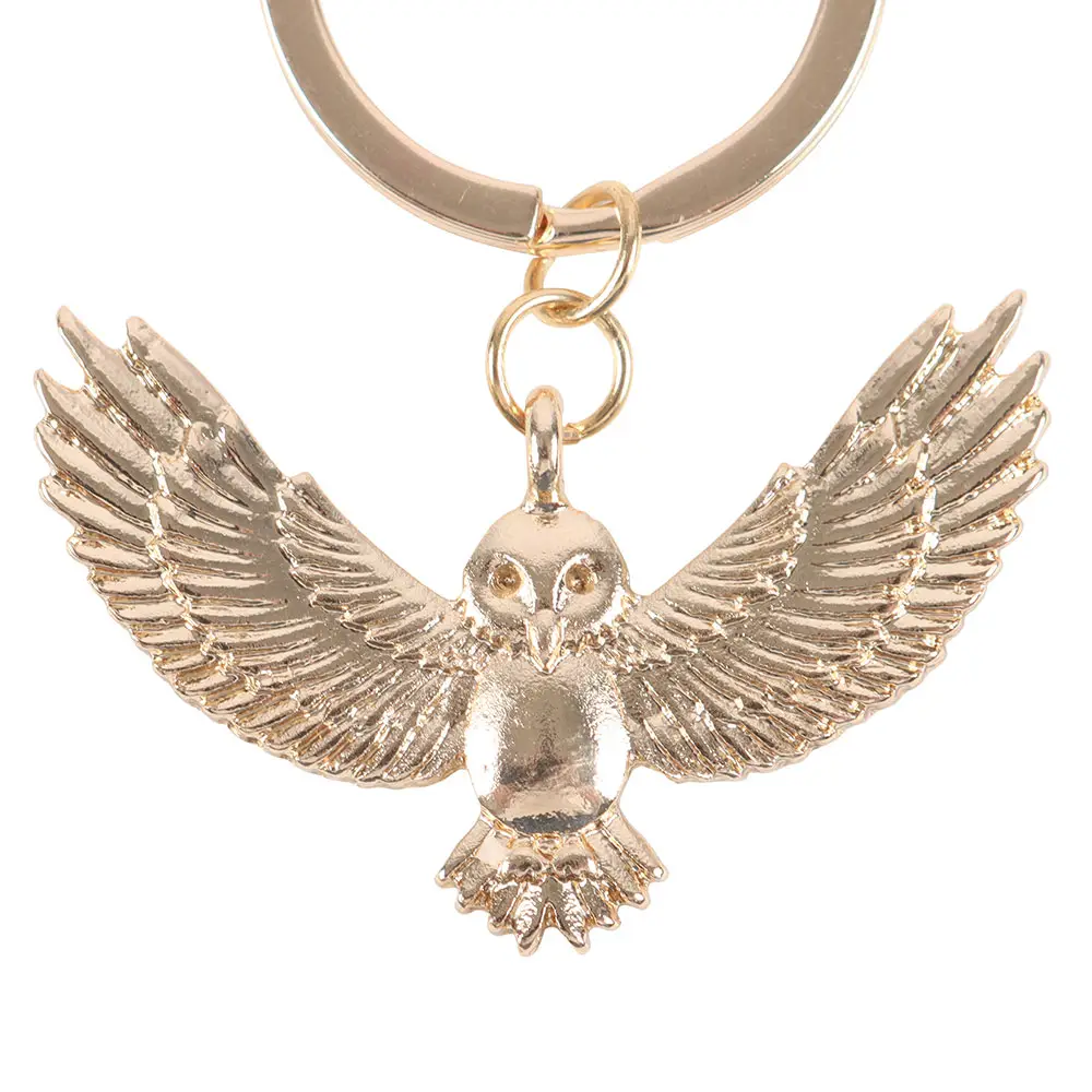 Gold Owl Keyring