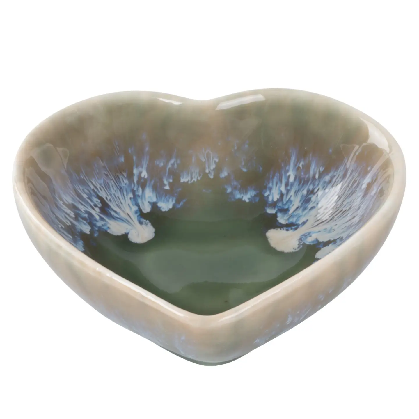 Ceramic Heart Trinket Bowl