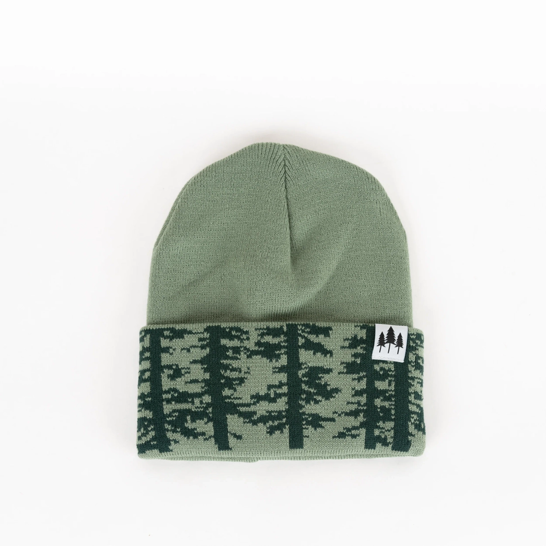 Woodland Foldover Beanie - Green