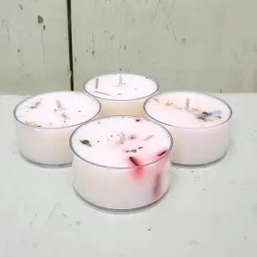 Spa Day Soy Tealight Candle 4pk