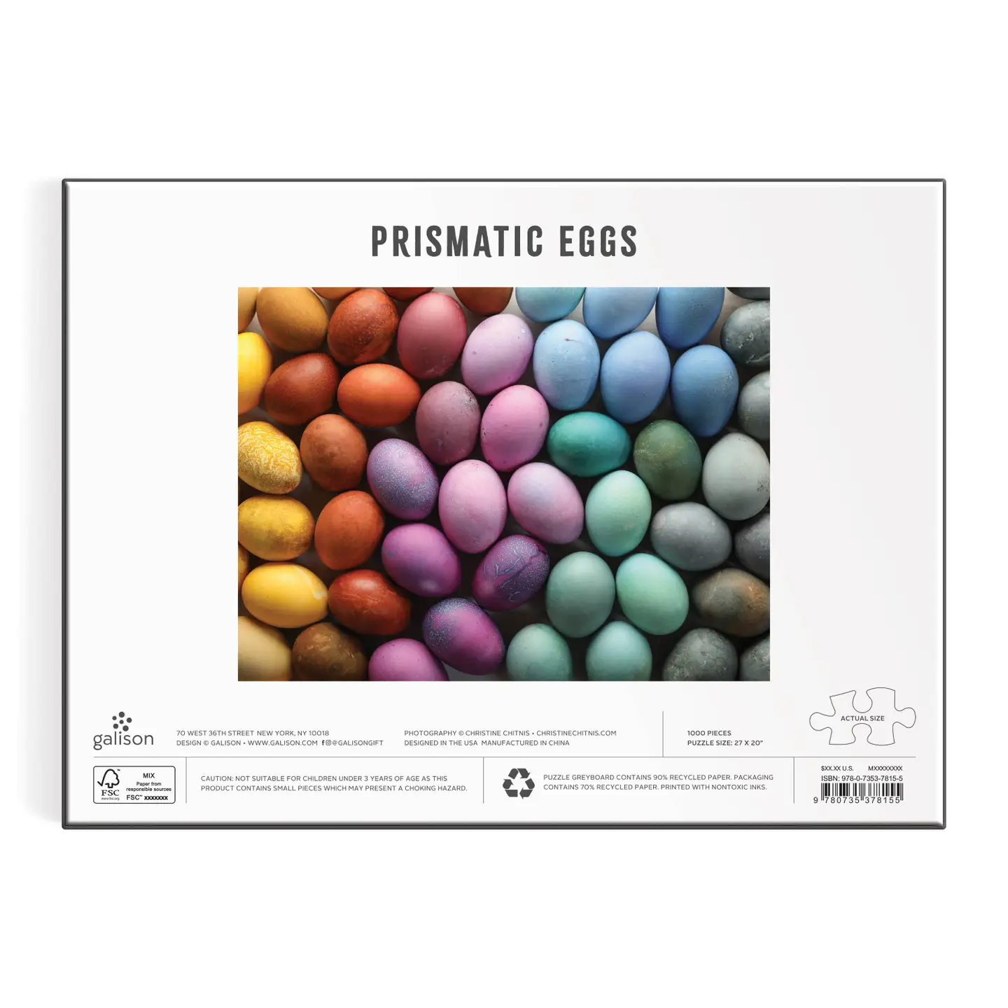 Prismatic Eggs 1000pc Puzzle