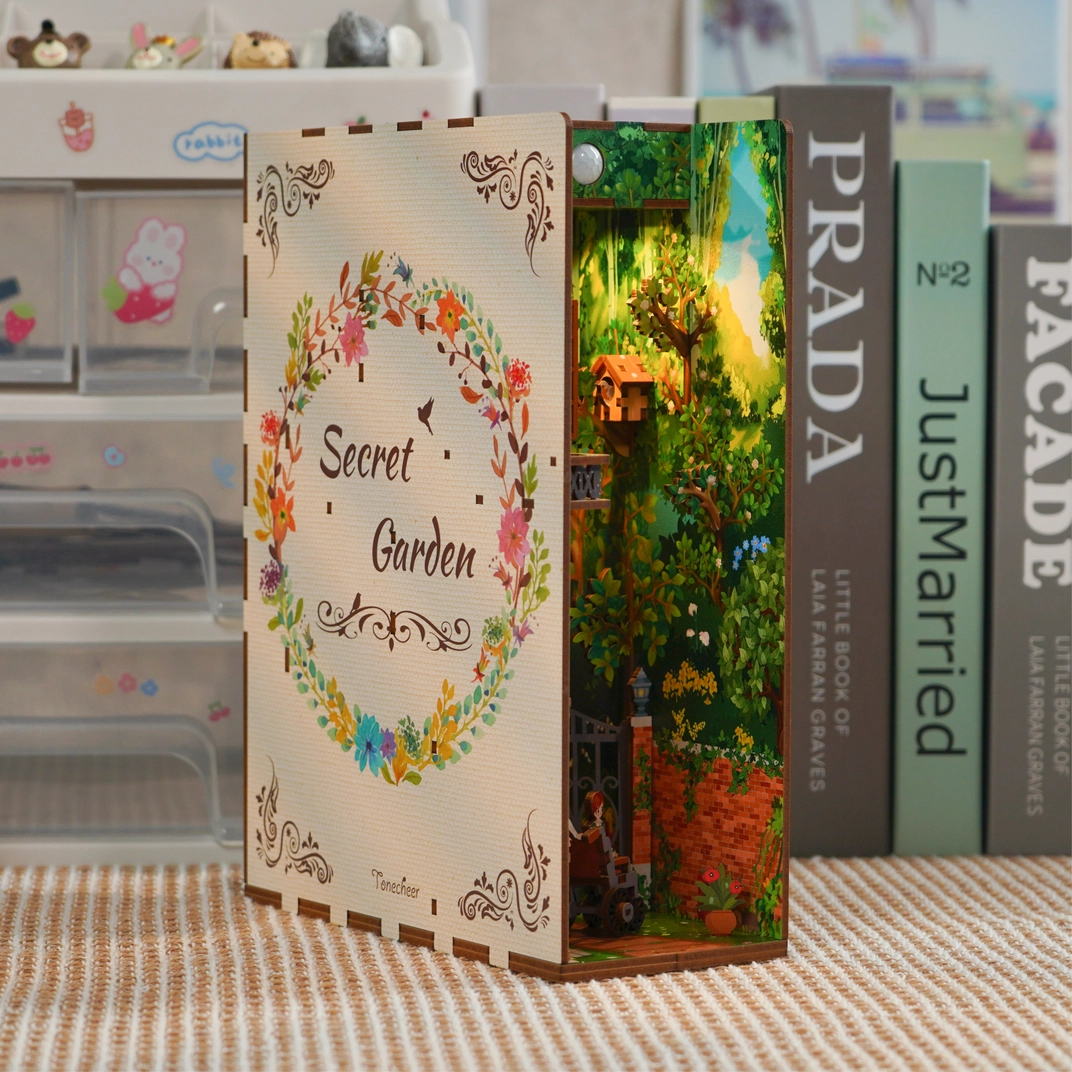 DIY Miniature Book Nook Kit: Secret Garden