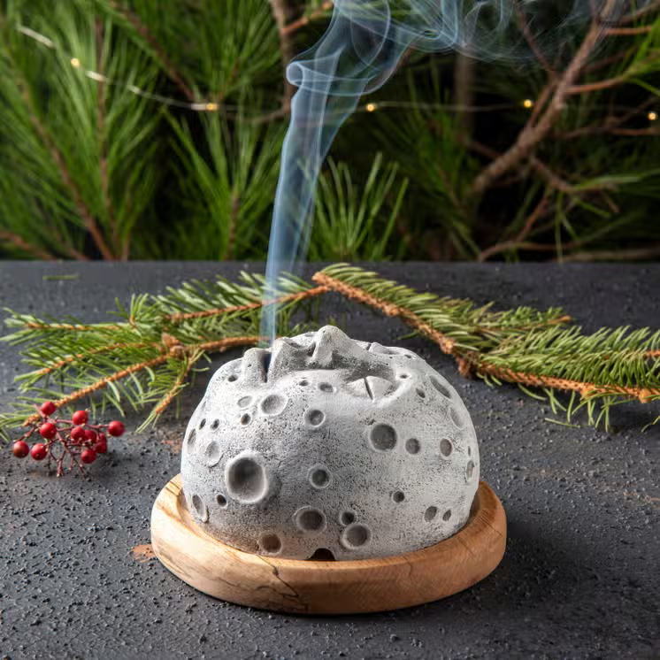 Moon Face Backflow Incense Burner