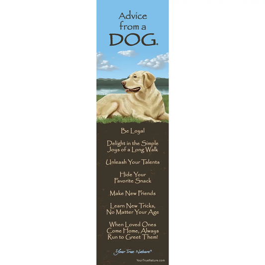 Bookmark Advice from a Dog
