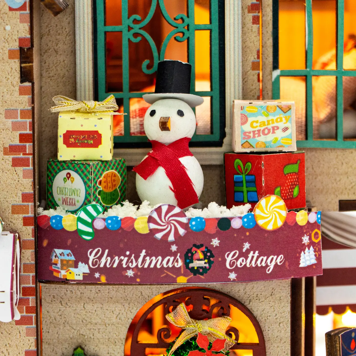 DIY Miniature Book Nook: Christmas Cottage