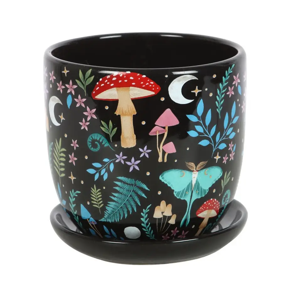 Dark Forest Ceramic Pot