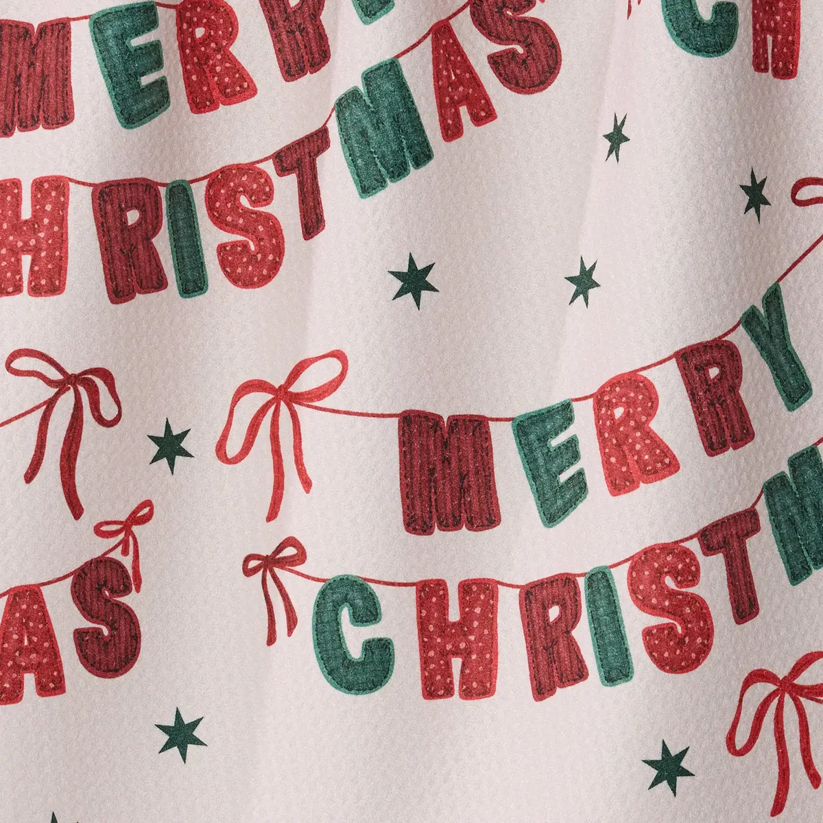 Geometry Tea Towel: Christmas Banner