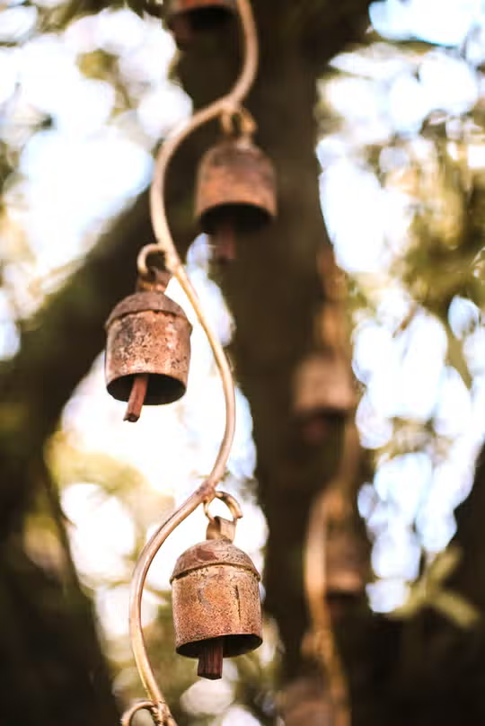 Curved Stem Chime Five Bells