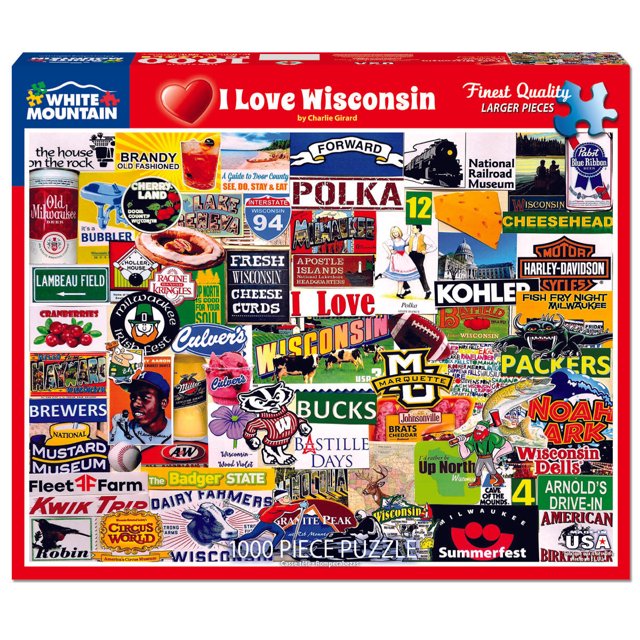 I Love Wisconsin Puzzle