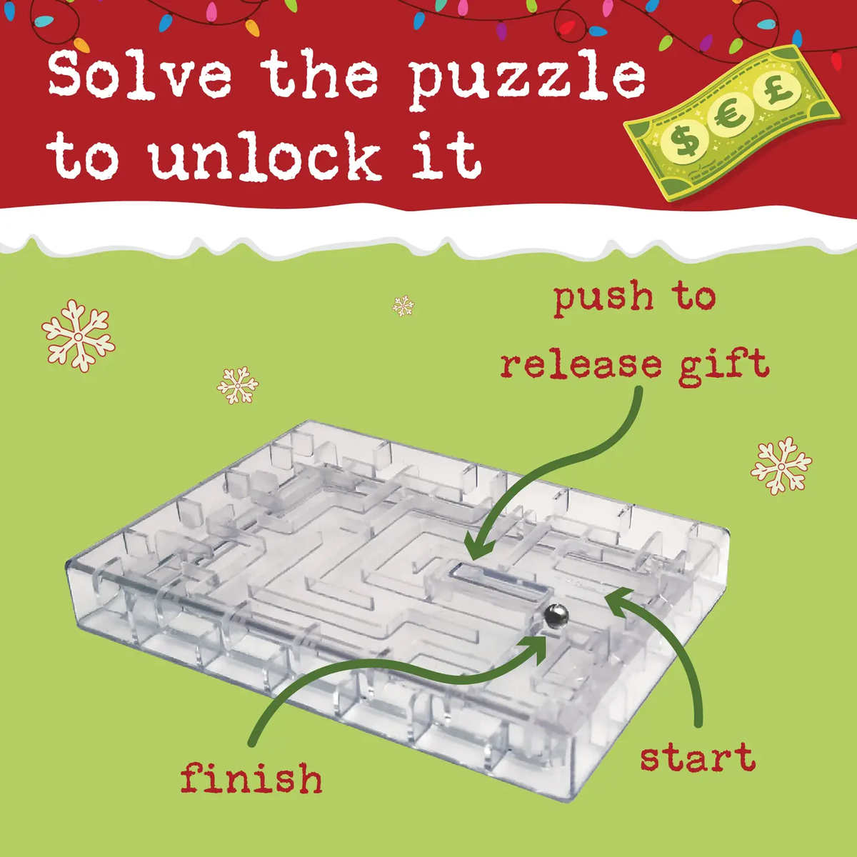 Christmas Gift Card Maze