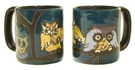 Mara Stoneware Owls Branch Mug
