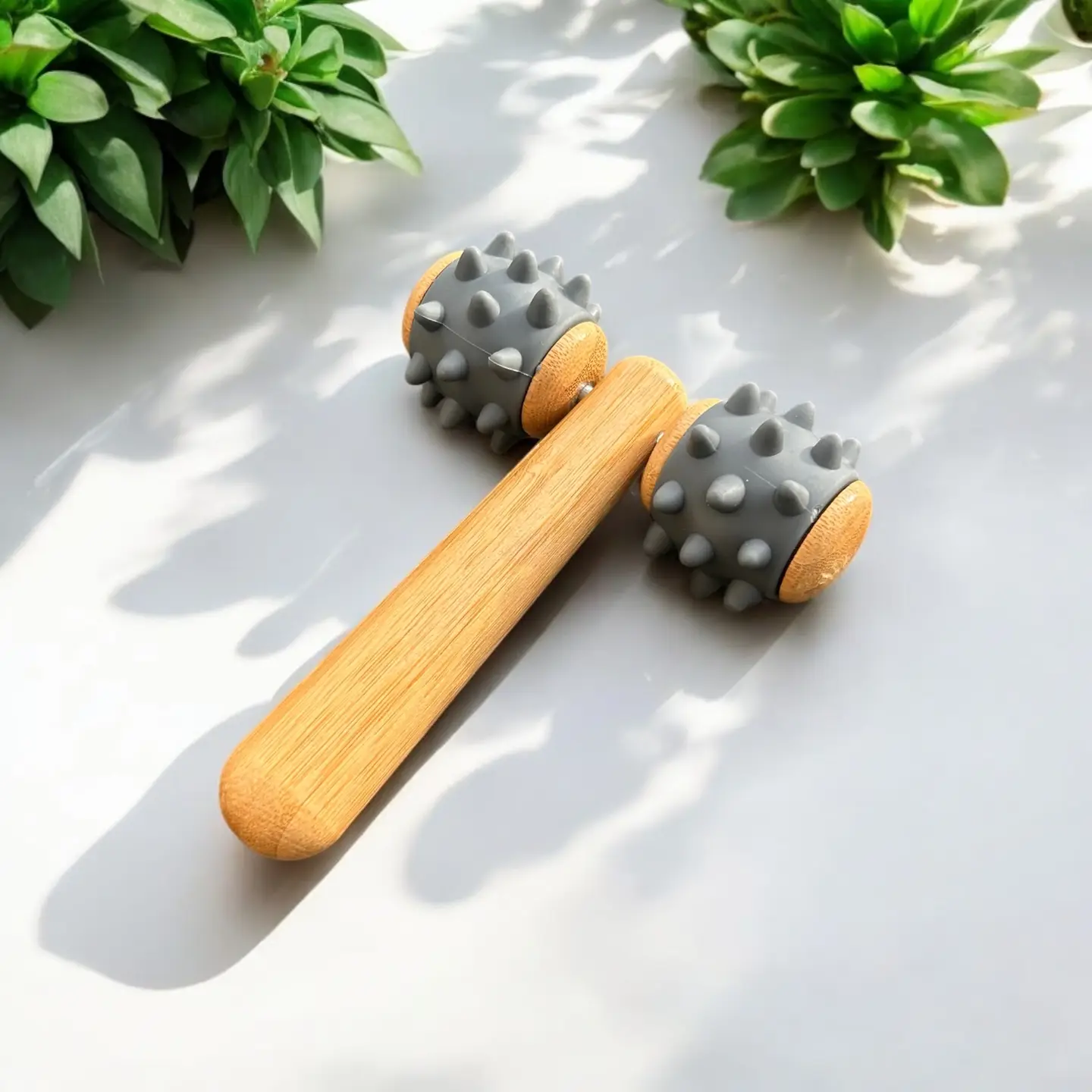 Bamboo Body Rolling Massager Tool