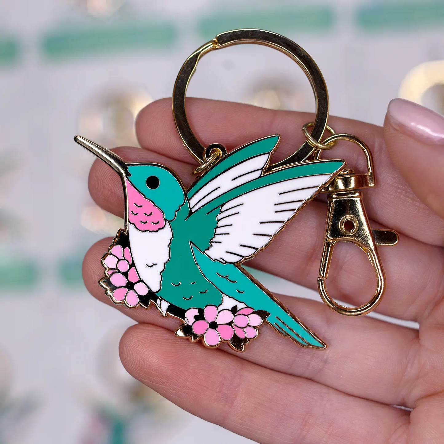 Hummingbird Keychain