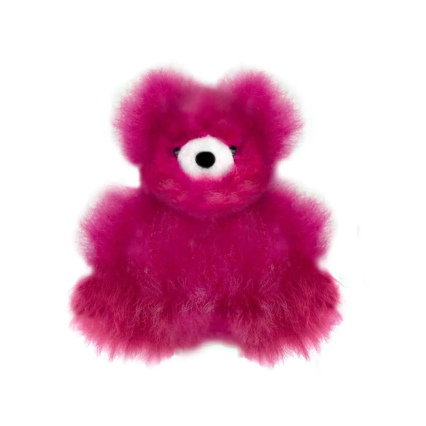 Alpaca Stuffed Animal - Colorful Bear - Micro 7"