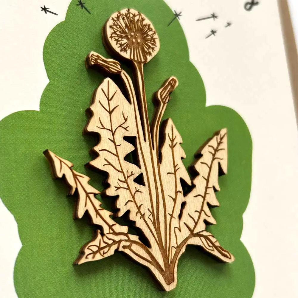 Card Dandelion Birthday Magnet