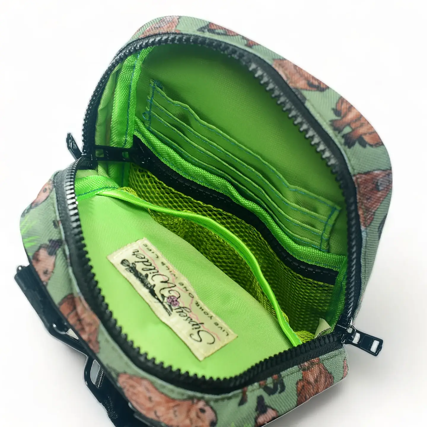 Happy Capy Capybara Crossbody Snapshot