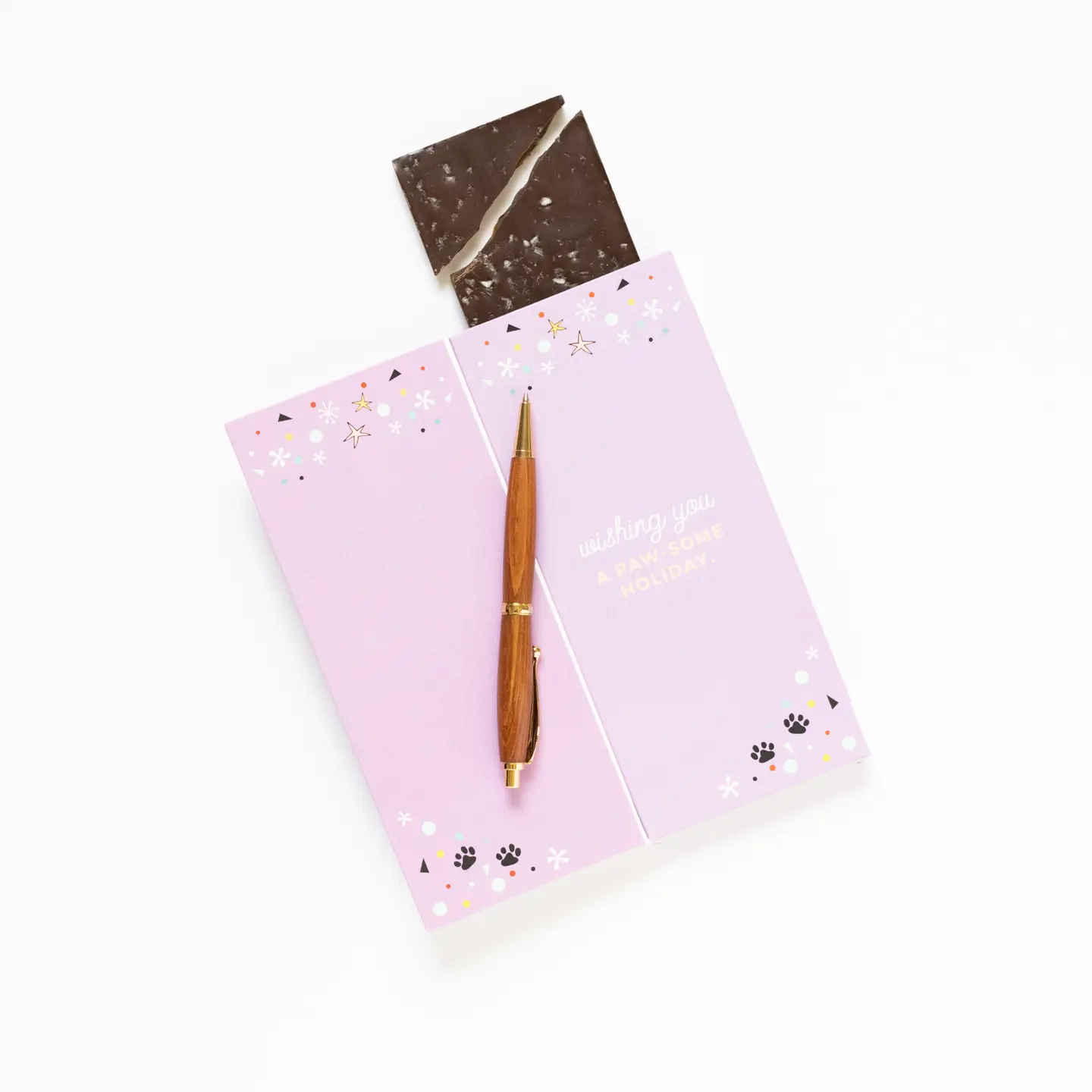 Have A Meow-Y Christmas Chocolate Bar Card