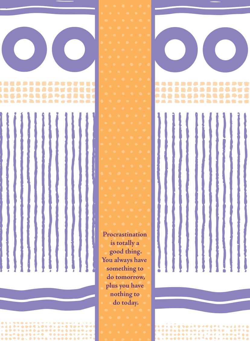 Snarky Dish Towel: Procrastination