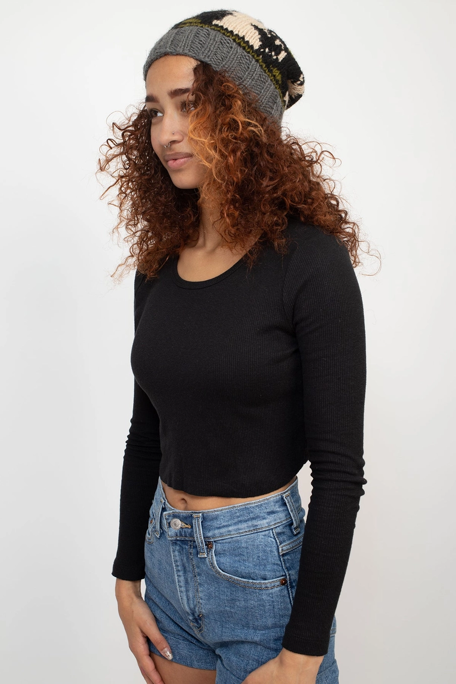 Cat Love Slouchy Beanie