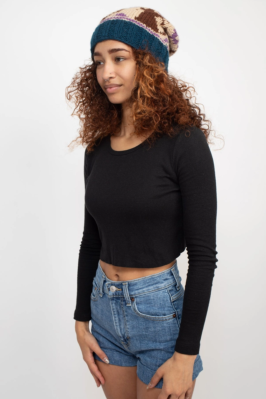 Cat Love Slouchy Beanie