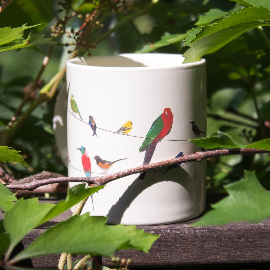 Birds on a Wire Mug