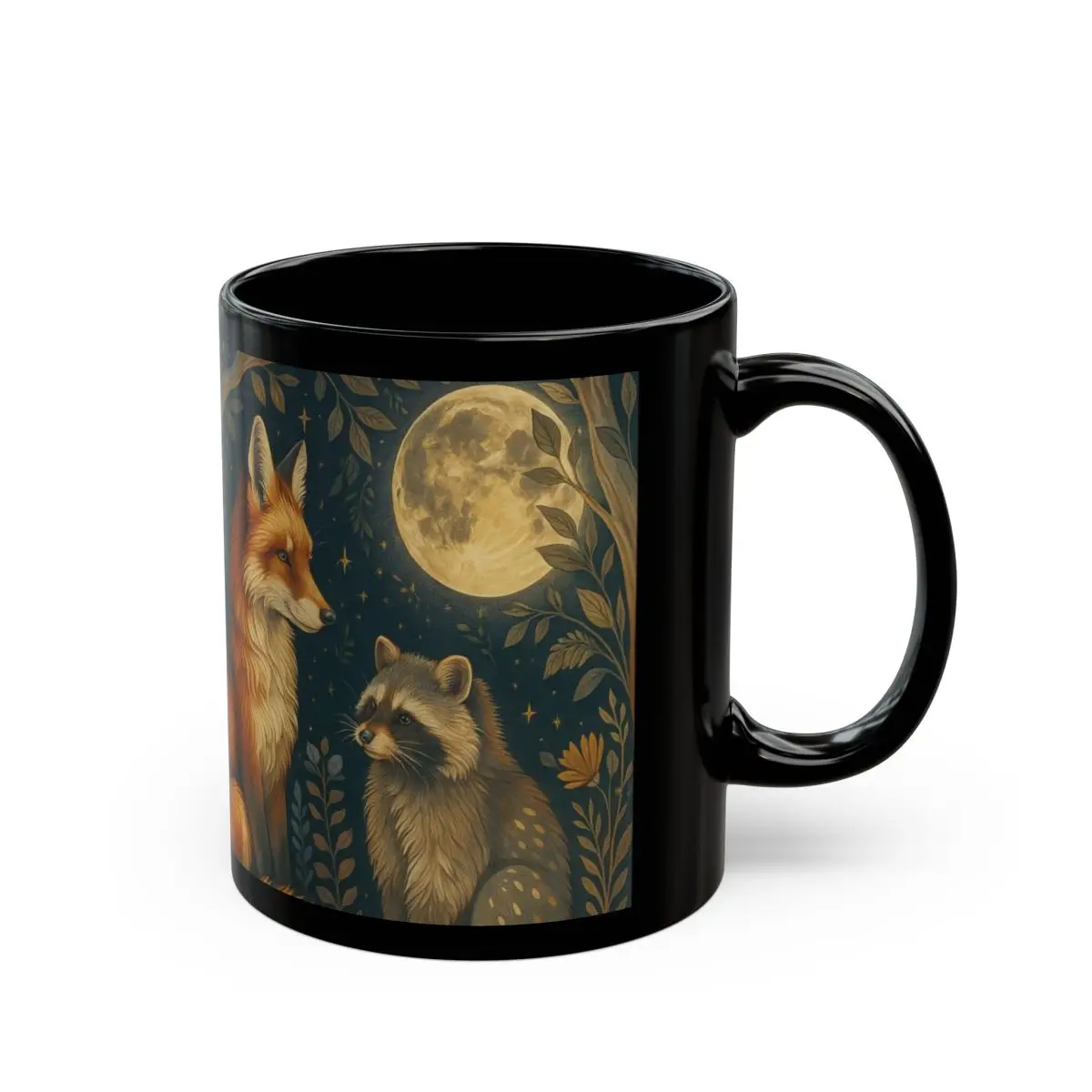 Woodland Fox & Raccoon Mug