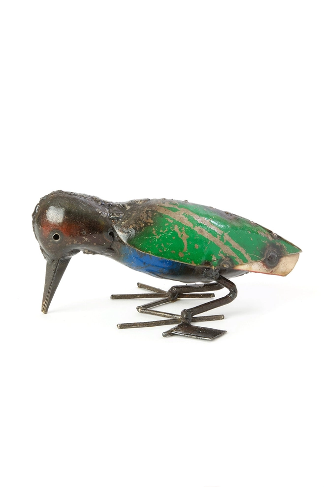 Metal Recycled Woodpecker