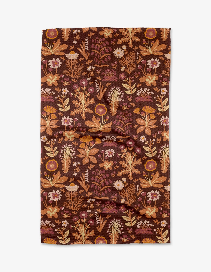 Geometry Tea Towel: Cozy Floral