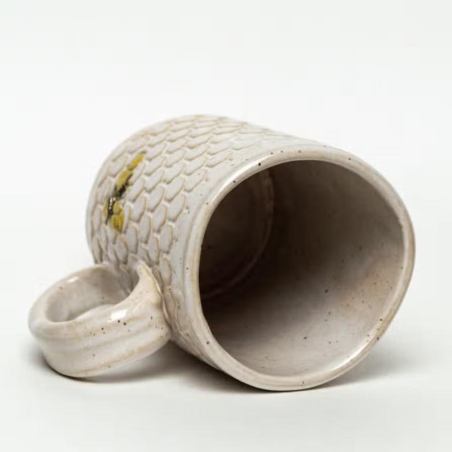 Bee Pattern Ceramic Mug