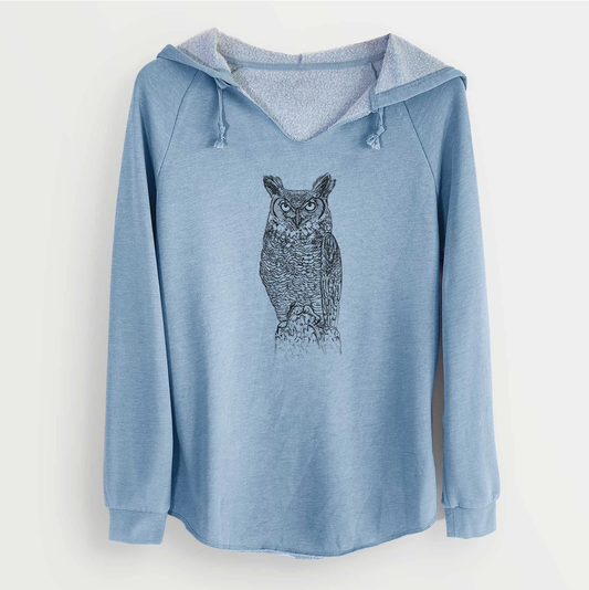 Great Horned Owl Hooded Sweatshirt