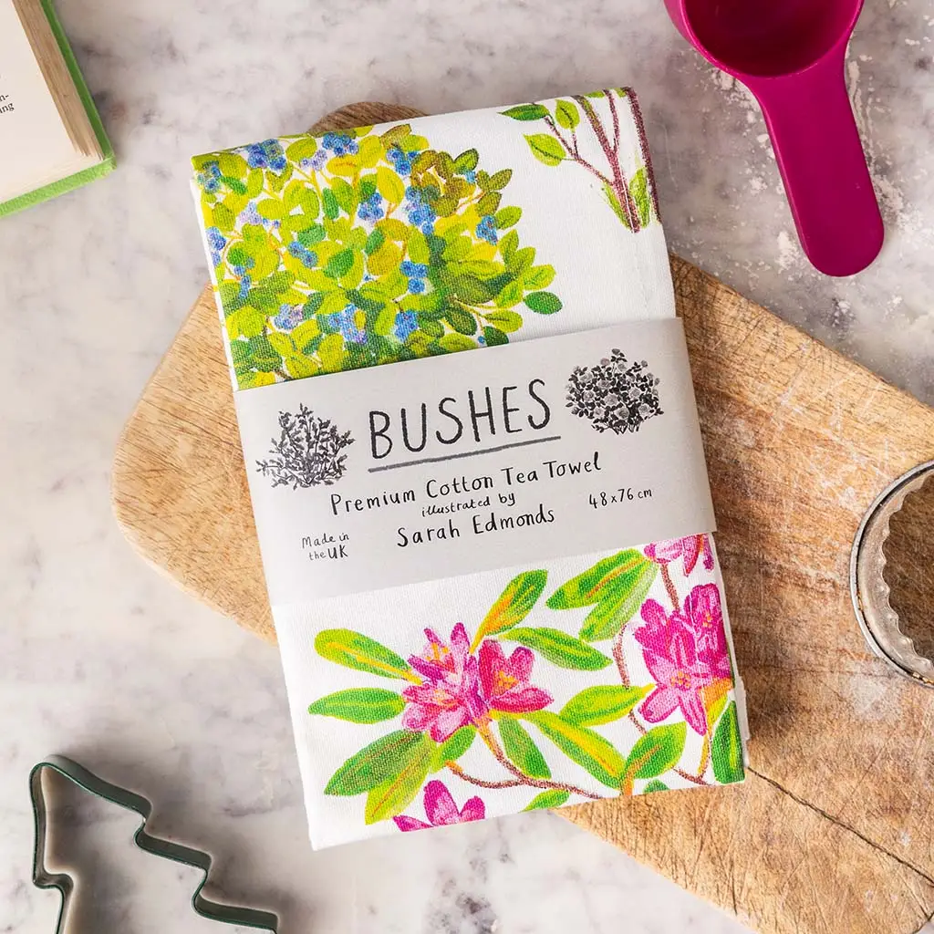Bushes Cotten Tea Towel