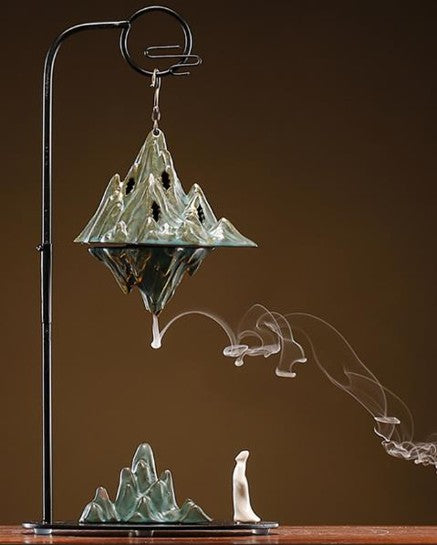 Mountain Hanging Backflow Incense Burner