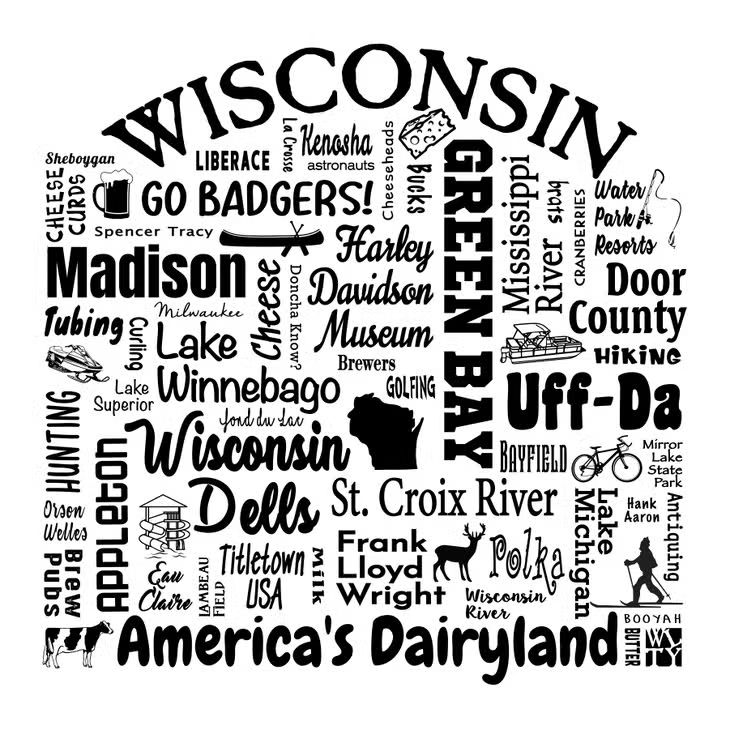 Wisconsin Words T-Shirt