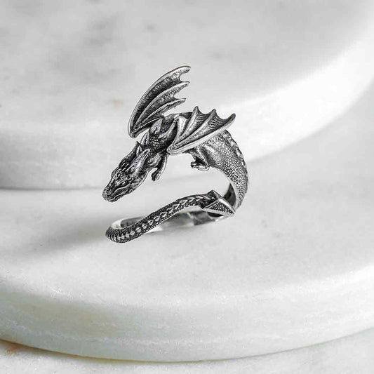 Dragon Sterling Silver Ring