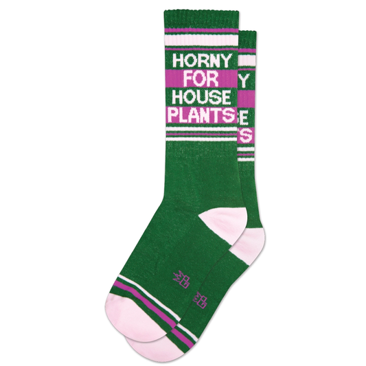 Horny For House Plants Socks
