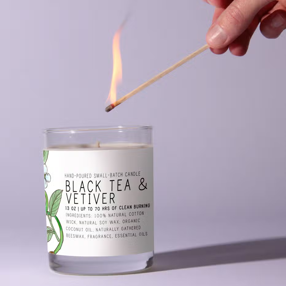 Candle - Black Tea Vetiver