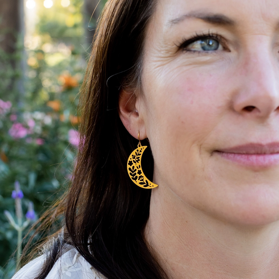 Flower Moon Earrings